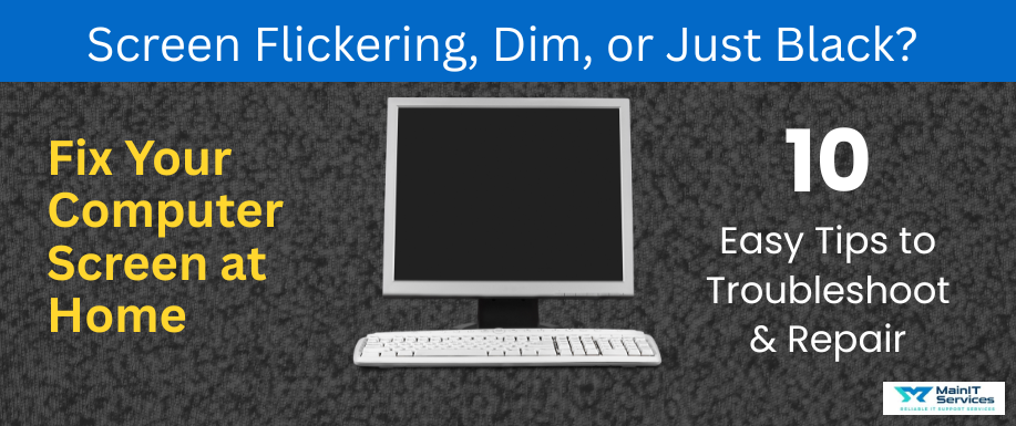 Tips to Fix Your Computer Screen at Home